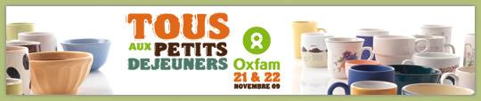 Petits déjeuners Oxfam