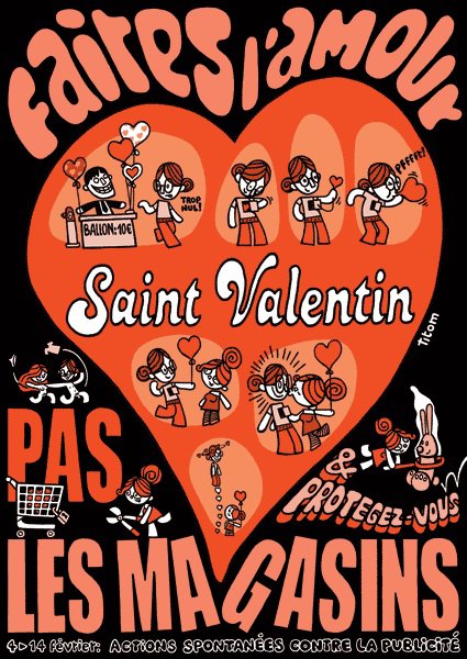 Saint Valentin : Faites l’amour, pas les magasins