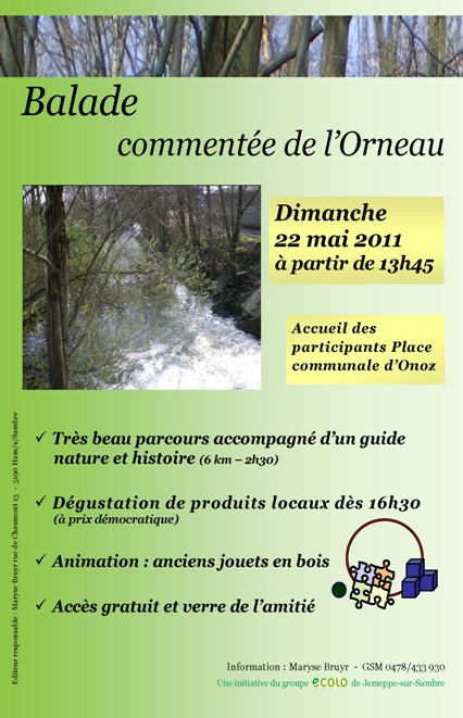 Balade commentée de l’Orneau