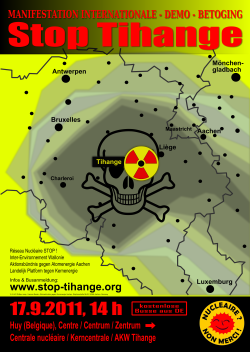 Manifestation internationale anti-nucléaire
