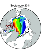 La banquise artique continue de fondre, inexorablement