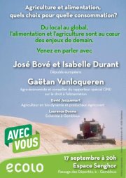 Agriculture et alimentation, quels choix pour quelle consommation?