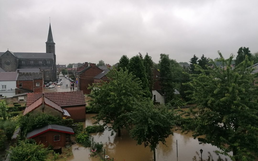 Ecolo Sombreffe réagit aux inondations exceptionnelles survenues ce mois de juillet