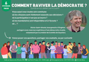 Conférence-débat « Comment raviver la démocratie ? »